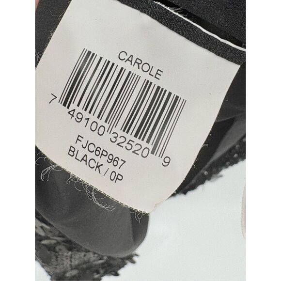 BCBG Maxazria Sequin Dress Carole Strapless Women 0 Petite Black Short Party - Picture 9 of 11